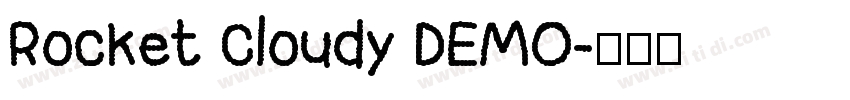 Rocket Cloudy DEMO字体转换